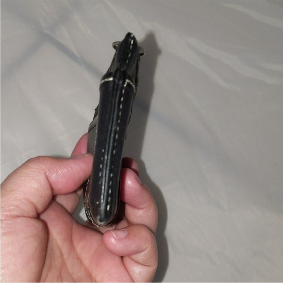 Coach Black Leather Keychain Wallet - Picture 3 of 6